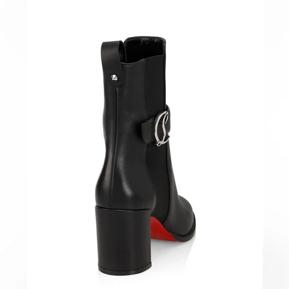Christian Louboutin Leather 70 Chelsea Booties - Picture 4 of 16
